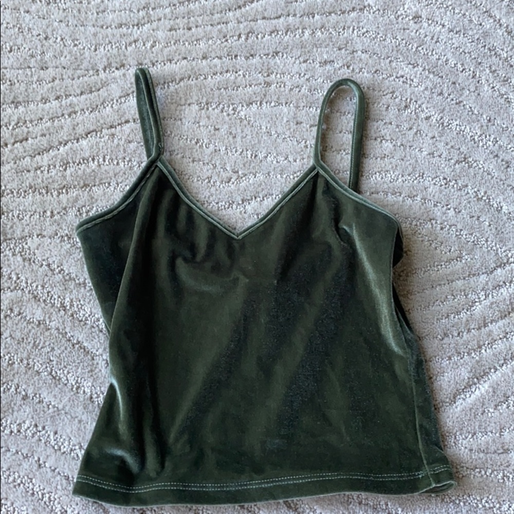 velvet tank top